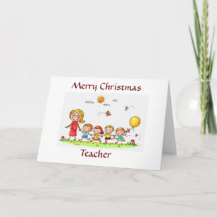 SIE SIND DER BESTE LEHRER *MERRY CHRISTMAS* KARTE