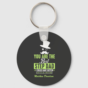 Sie sind der beste Step Vater T - Shirt Schlüssela Schlüsselanhänger