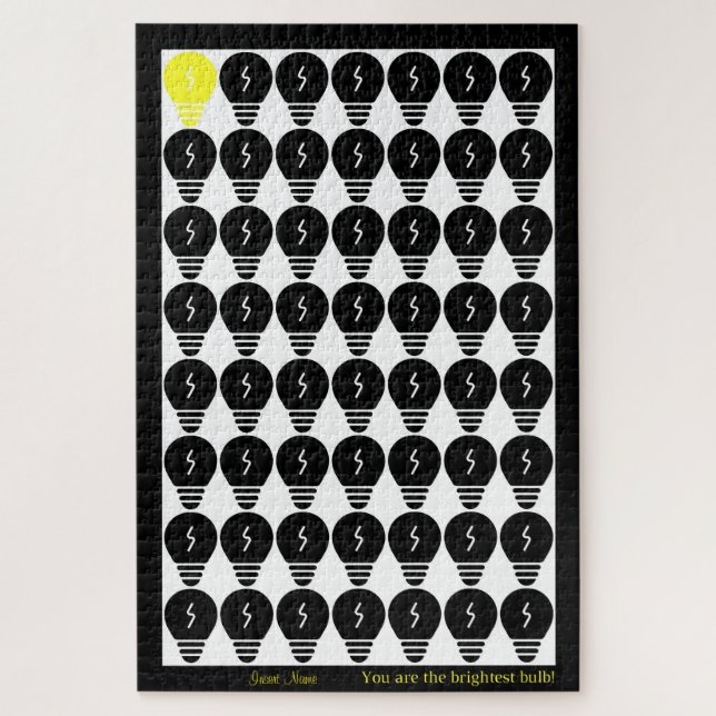 Sie sind der Brighteste Bulb individuell anpassbar (Vertikal)