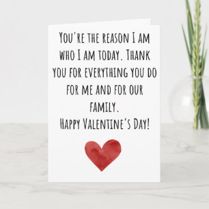 Sie sind der Grund, warum Valentine geklappt ist Karte