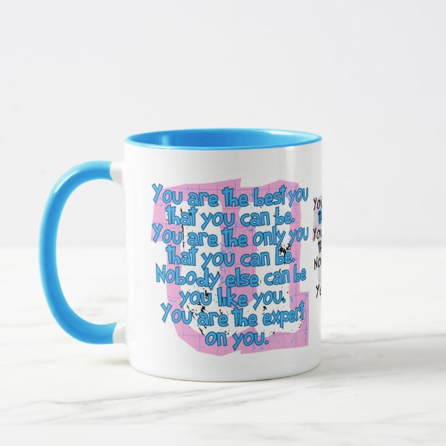 Sie sind die beste Tasse für Sie (Trans Pride) (Links)