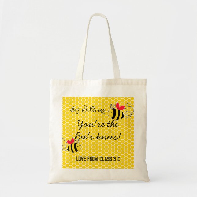Sie sind die Bienen Knees Dankeschön Geschenk Tragetasche (Vorne)