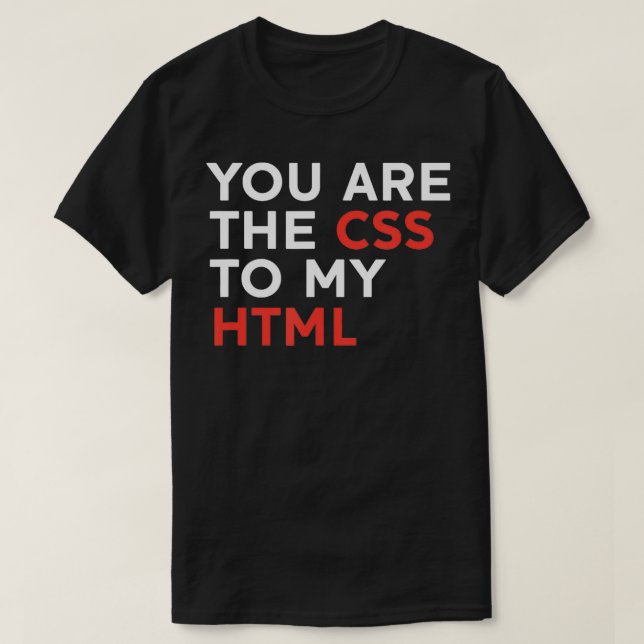 Sie sind die CSS zu meinem HTML T-Shirt (Design vorne)
