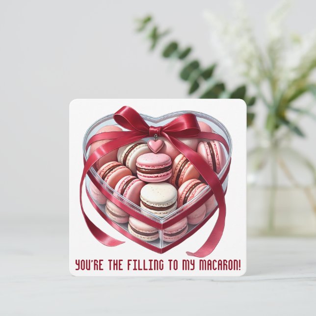 Sie sind die Filling - Valentinstag Card Dankeskarte (Stehend Vorderseite)