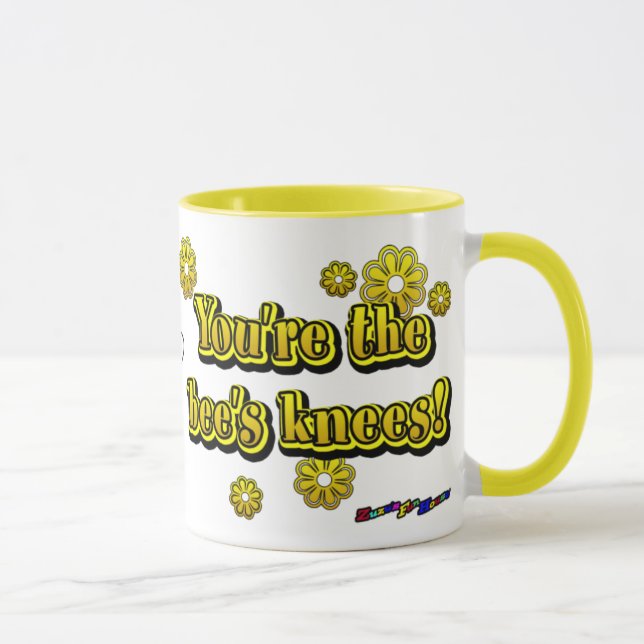 Sie sind die Knie der Biene! - Tasse (Rechts)