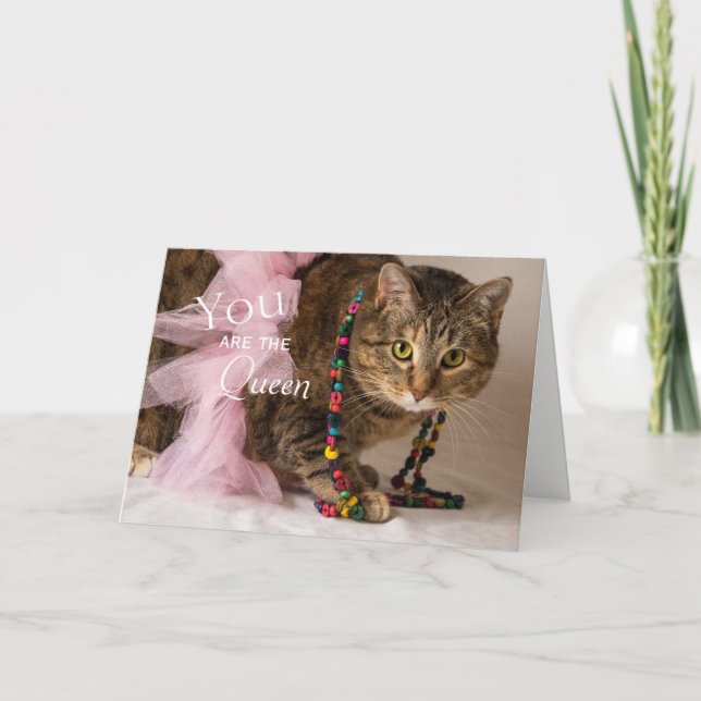 Sie sind die Königin Karte (Vorderseite)