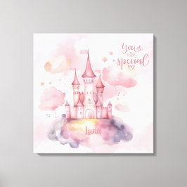 Sie sind die Special Palace Pink Cloud anpassbar Leinwanddruck