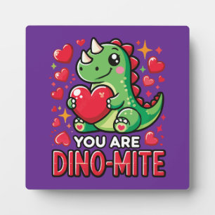 Sie sind Dino-Mite - Niedlicher Dinosaurier Valent Fotoplatte