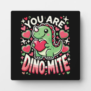 Sie sind Dino-Mite - Niedlicher Dinosaurier Valent Fotoplatte