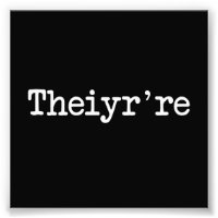 Sie sind dort, sie sind Grammer Typo