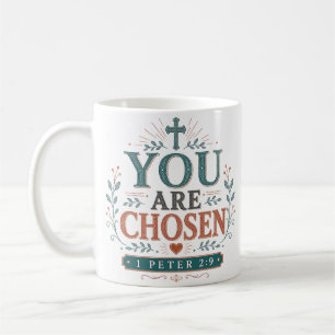 Sie sind ein auserwählter inspirierender christlic kaffeetasse