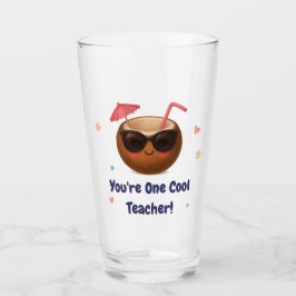 Sie sind ein Cooler Lehrer - Funny Coconut Glass C Glas