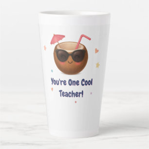Sie sind ein Cooler Lehrer - Niedliche Coconut Lat Milchtasse