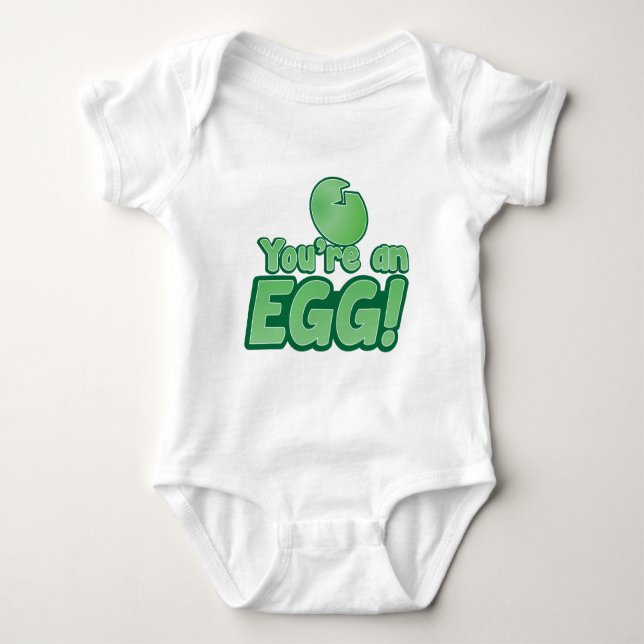 Sie sind ein EI!  ein fantastisches Baby Strampler (Vorderseite)