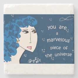 SIE SIND EIN ERSTAUNLICHES STÜCK DES UNIVERSUMS STEINUNTERSETZER