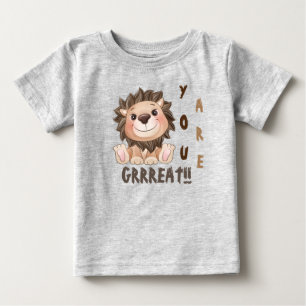 Sie sind ein großer Niedlicher Lion Baby T - Shirt
