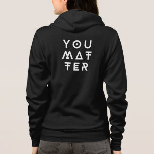 Sie sind ein inspirierendes Zitat, um Angst zu ver Hoodie