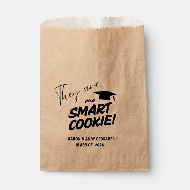 SIE sind ein intelligentes Cookie-Abschluss  Geschenktütchen (Vorderseite)