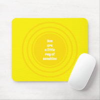Sie sind ein kleiner Ray of Sunshine-Gelb-Brauch