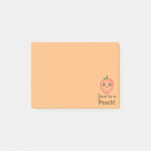 Sie sind ein Pfirsich süßer Kawaii niedlicher Post-it Klebezettel