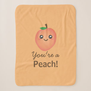 Sie sind ein Pfirsich süßer Kawaii niedlicher Sherpadecke