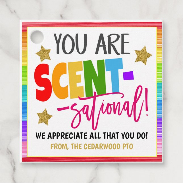Sie sind ein Scent-Sational-Geschenketikett Geschenkanhänger (Vorderseite)
