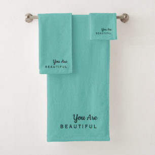 Sie sind ein schönes, inspirierendes Aquamarines H Badhandtuch Set