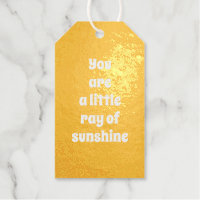 Sie sind ein wenig Ray of Sunshine gelbe Brust