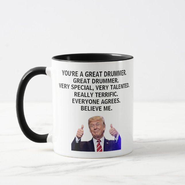 Sie sind ein wirklich großer Drummer, ein lustiger Tasse (Links)