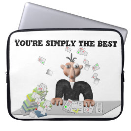 Sie sind einfach der beste .Personalisierte Text Laptopschutzhülle