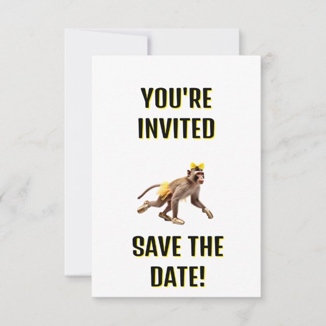 SIE SIND EINGELADEN! Datum freihalten! Save The Date (Vorderseite)