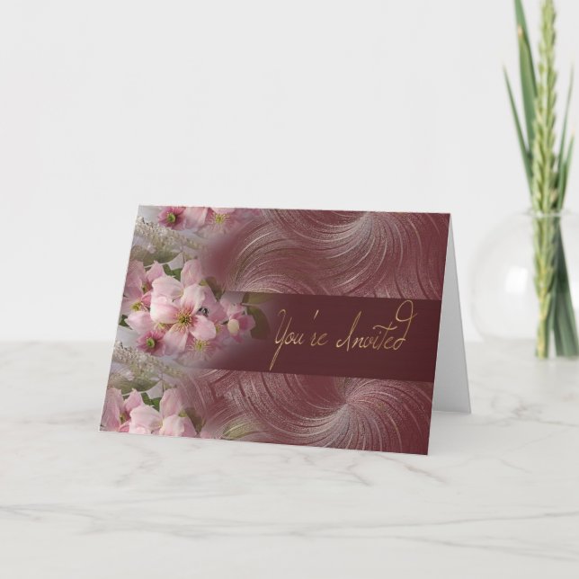 Sie sind eingeladen Karte (Vorderseite)