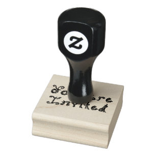 Sie sind eingeladen Schriftart Buchstaben Linie Ar Gummistempel