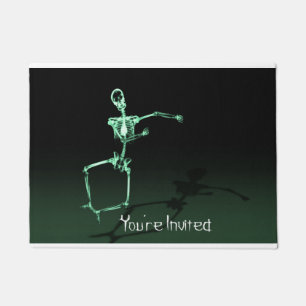 Sie sind eingeladen Skeleton Funny Door Mat Fußmatte