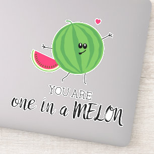 Sie sind eins in einer Million Danke, Watermelon Aufkleber