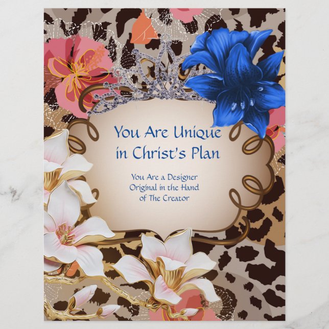 Sie sind einzigartig in Christi Plan Personalize P (Vorderseite)
