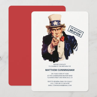 Sie sind erarbeitet worden! B-Day-Feier Einladung