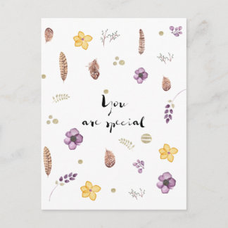 Sie sind etwas Besonderes Postkarte