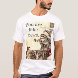 "Sie sind Fakenachrichten" Trumpfsatire T-Shirt