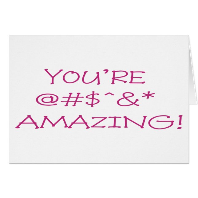 Sie sind fantastisch (Vorderseite (Horizontal))