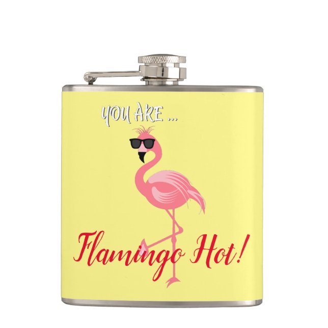 Sie sind Flamingo Hot Thunder_Cove Flachmann (Vorderseite)