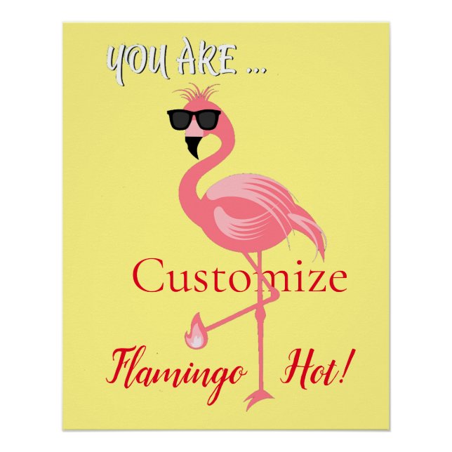 Sie sind Flamingo Hot Thunder_Cove Poster (Vorderseite)