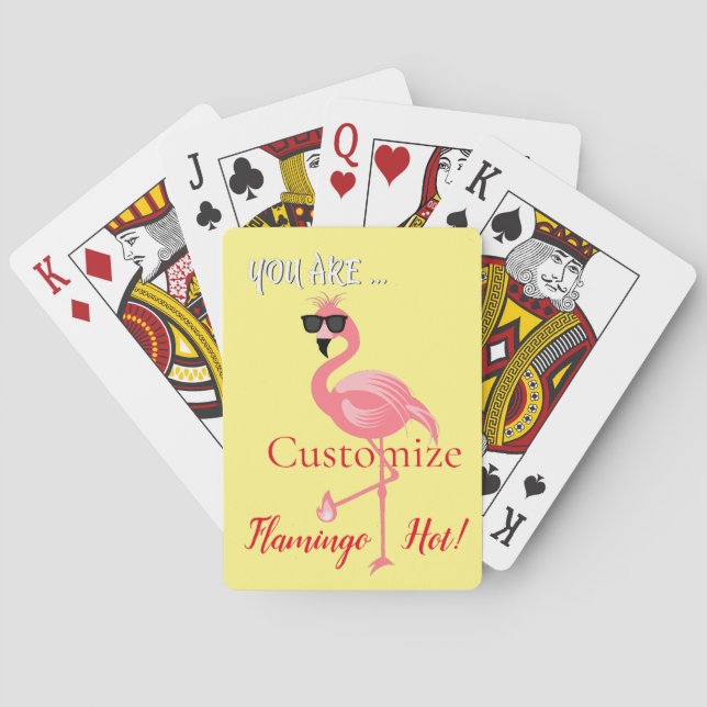 Sie sind Flamingo Hot Thunder_Cove Spielkarten (Rückseite)