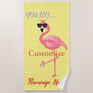 Sie sind Flamingo Hot Thunder_Cove Strandtuch