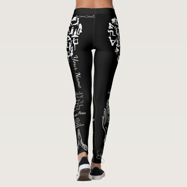 Sie sind friedliche Leggings von Oomsuum Relaxatio (Rückseite)