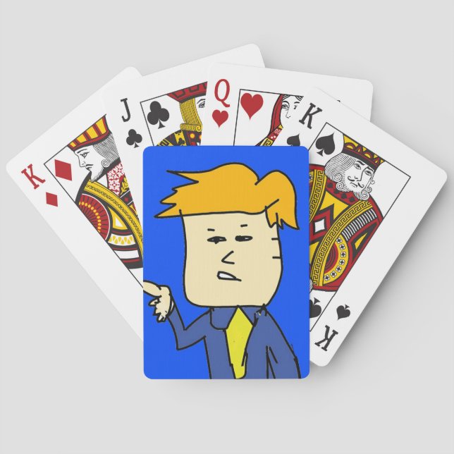 Sie sind gefeuert Cartoon Junge Spielkarten (Rückseite)