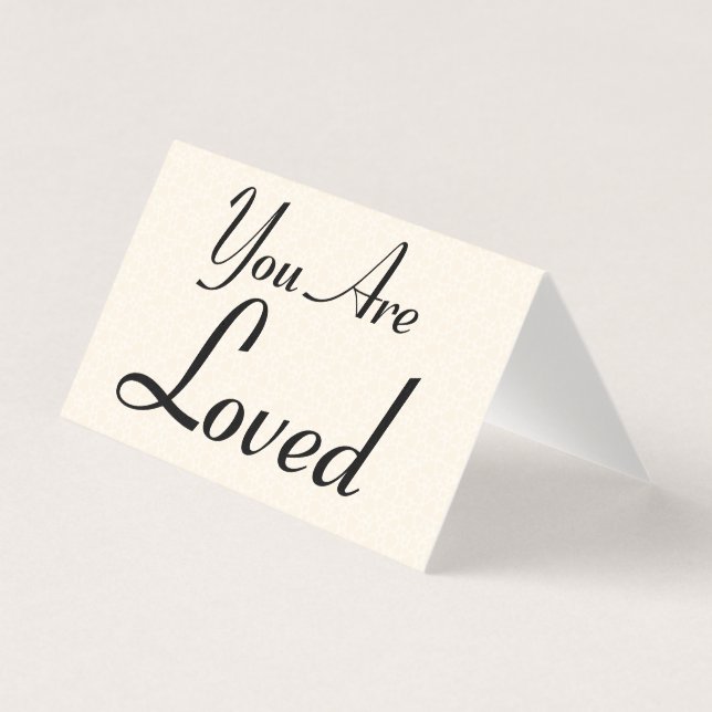 Sie sind geliebt platonische Valentine Notecard 25 (Vorderseite)