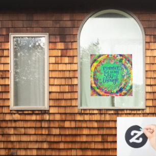 Sie sind genug Fenster "Inspirivity" Fensteraufkleber