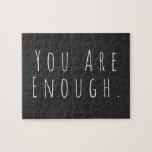 SIE SIND GENUG | Inspiration Word Art Graphic<br><div class="desc">Du bist genug | Ein motivierend, inspirierend, ermutigendes Sprichwort in minimalistischer, moderner Handschriftentypografie.</div>