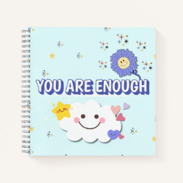 Sie sind genug SpiralNotebook - Niedliches Cloud-D Notizbuch